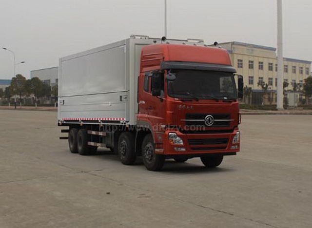 东风天龙翼开启厢式车/翼展车图片