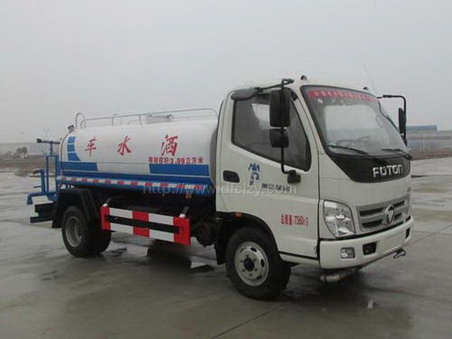 福田奥铃4吨洒水车/洒水车价格图片