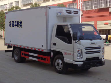 江铃顺达4米2国l六蓝牌冷藏车图片
